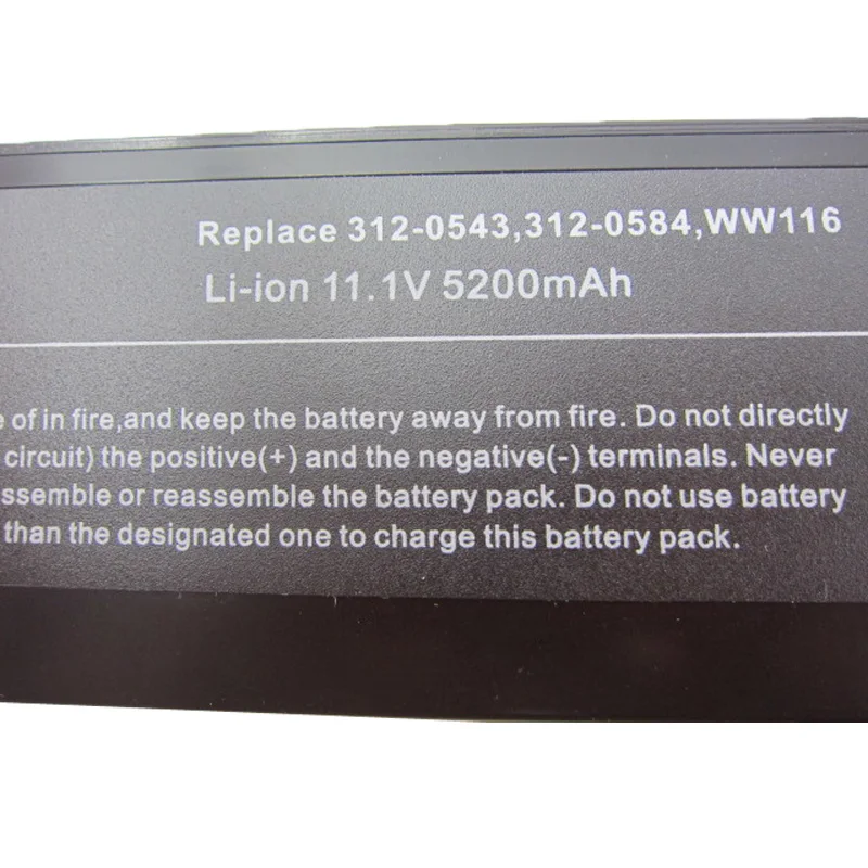 HSW 5200mah 6 ячеек батареи ноутбука WW116 312-0543 312-0584 451-10516 FT080 FT092 KX117 NR433 для Dell Inspiron 1420 Vostro
