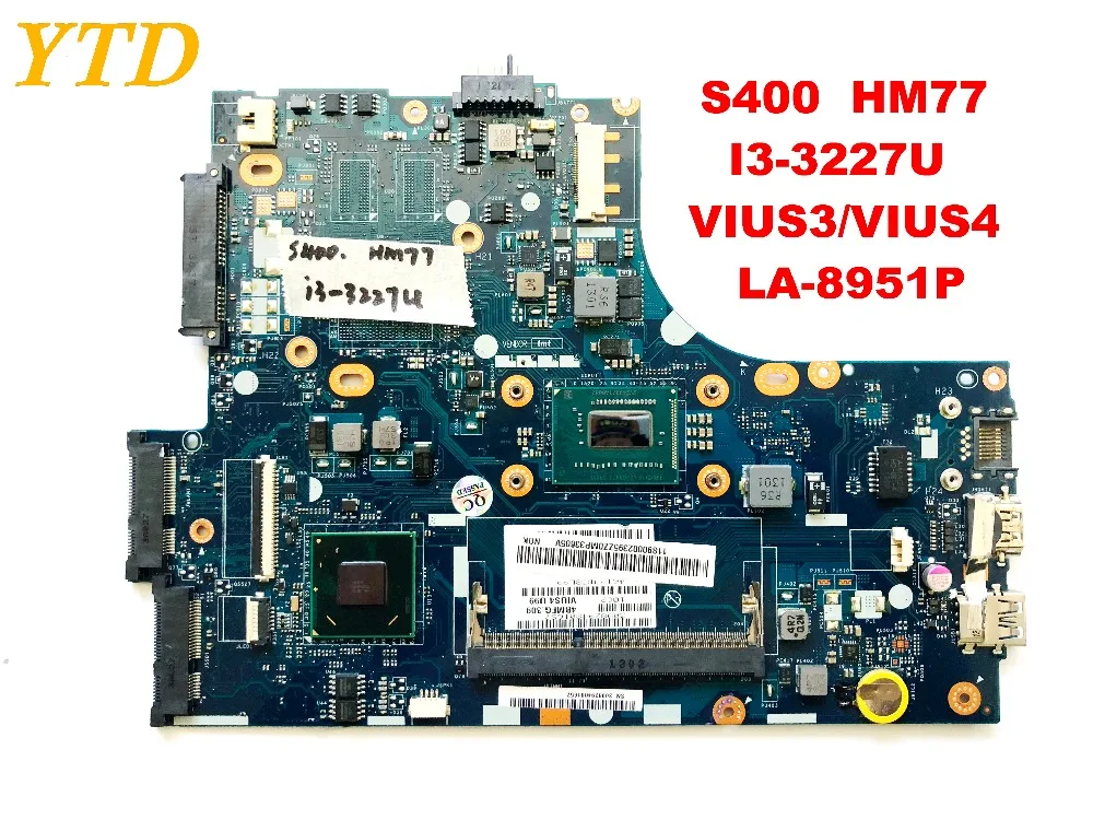 

Original for Lenovo S400 laptop motherboard S400 HM77 I3-3227U VIUS3 VIUS4 LA-8951P tested good free shipping