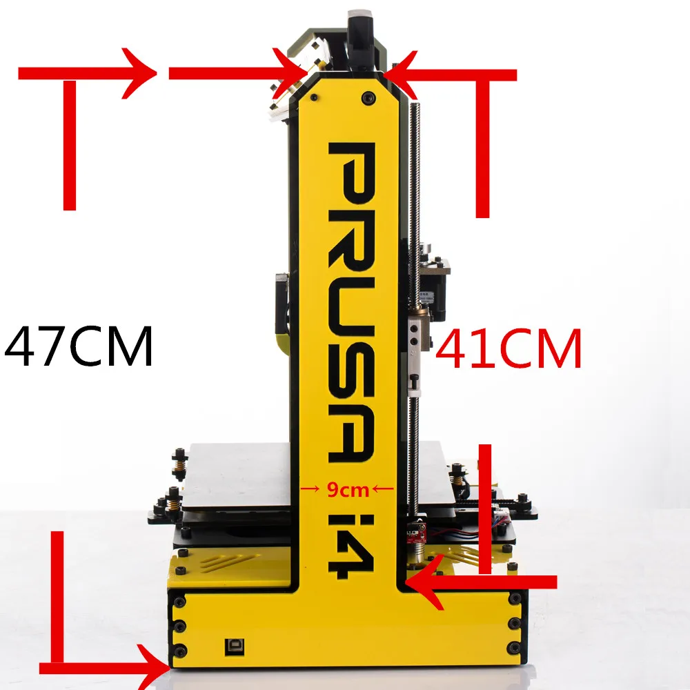 Высокая точность полу собран impresora 3D принтеры Reprap алюминиевая рама большой