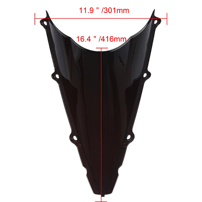 Дефлектор для велосипеда/мотоцикла лобовое стекло самокат ветровое с двойным