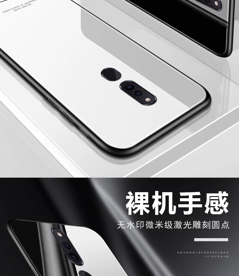 Для oppo F11 Pro Чехол из твердого закаленного стекла с кольцом-подставкой Магнитный защитный чехол на заднюю панель для oppo f11pro