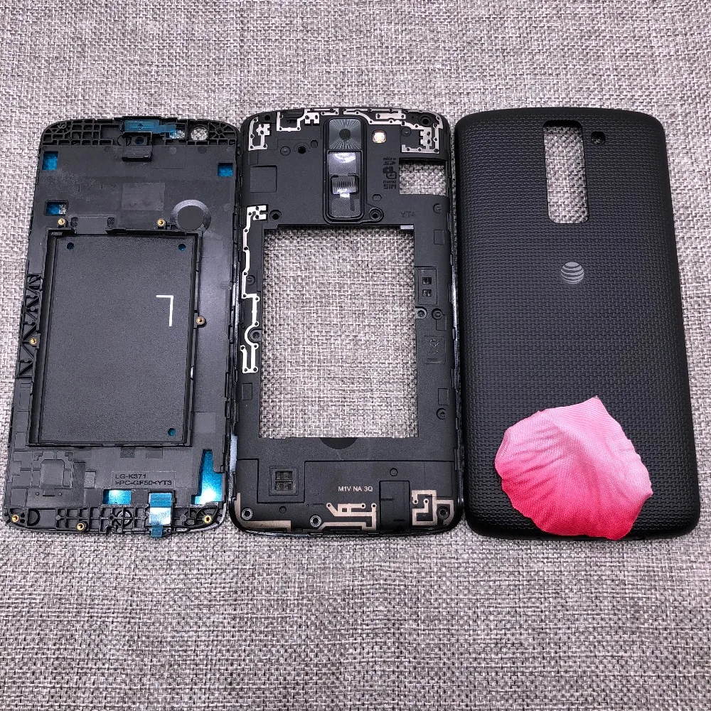 Полный Передняя Ближний задняя Рама корпуса Аккумулятор Чехол для LG K8 2016 Феникс 2