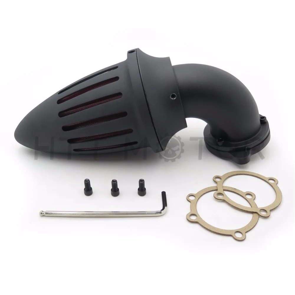 Запчасти для двигателя впускного фильтра Harley Davidson S & custom CV EVO XL Sportster BLACK|air cleaner