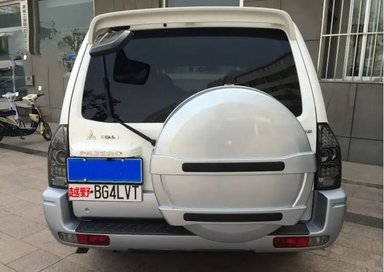 1 компл. Автомобильный Стайлинг для pajero задний светильник s montero V73 светодиодный 2003~ 2008 автомобильные аксессуары pajero лампа задний светильник DRL+ тормоз+ Парк+ сигнал
