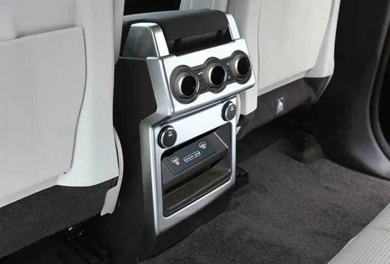 

1pc Armrest Box Rear Air Outlet Vent Cover Trim for Land Rover Discovery 5 2017 Car Accessories