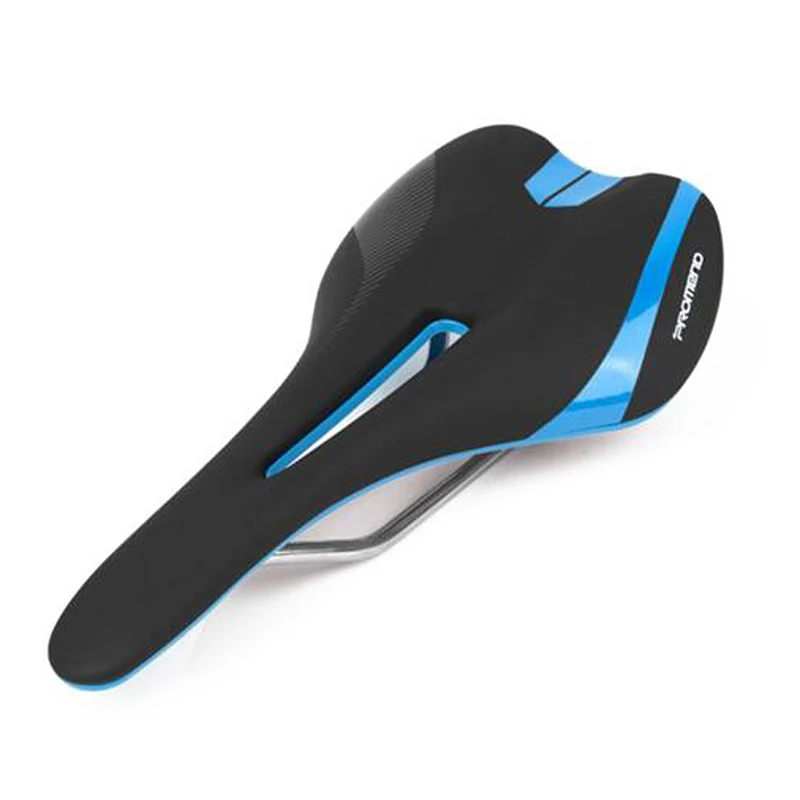 Blue PROMEND MTB седло, титановое велосипедное седло, полое велосипедное седло, шоссейное велосипедное седло, запчасти для велосипеда - Цвет: Blue