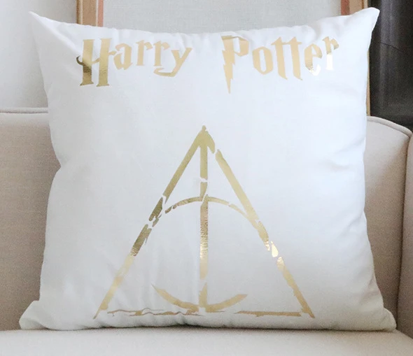 Potter Bronzing Чехлы для подушек 7 стилей с геометрическим логотипом подушки 45X45 см украшения для спальни дивана