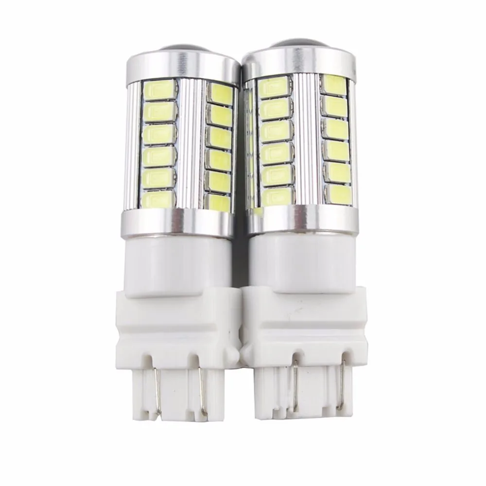 2 шт. 3157 3047 3057 5630 33 SMD красный 900 люмен 8000K супер яркий светодиодный стоп сигнал с