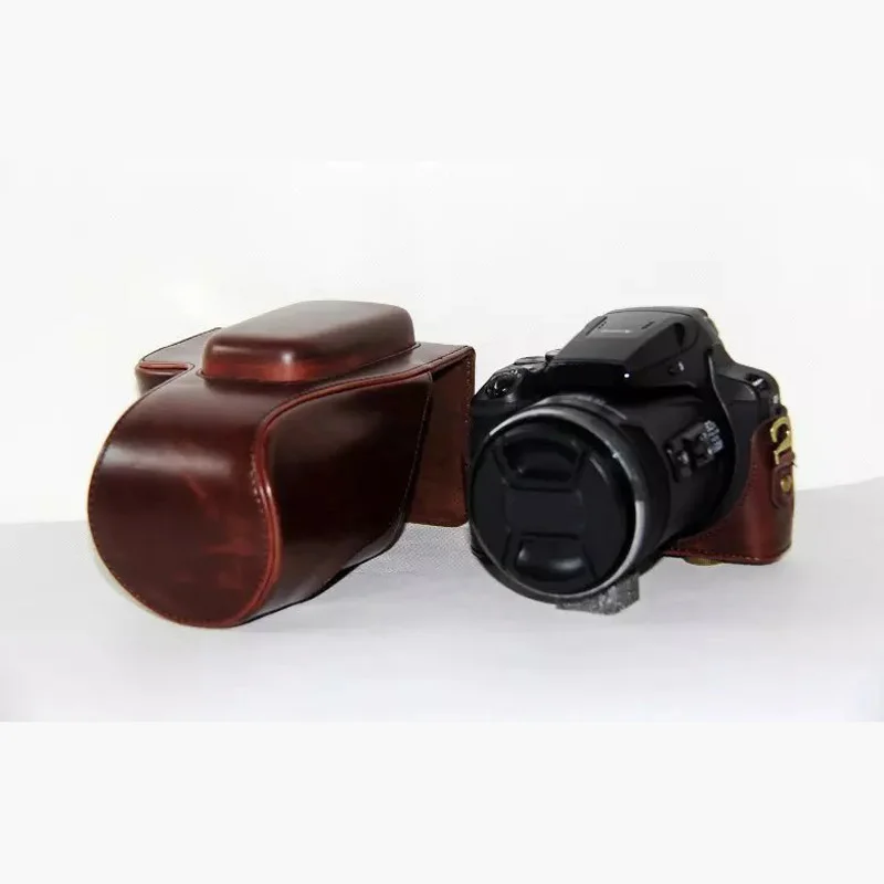 Чехол-сумка из искусственной кожи для камеры Nikon Coolpix P900s сумка цифровой P900 |