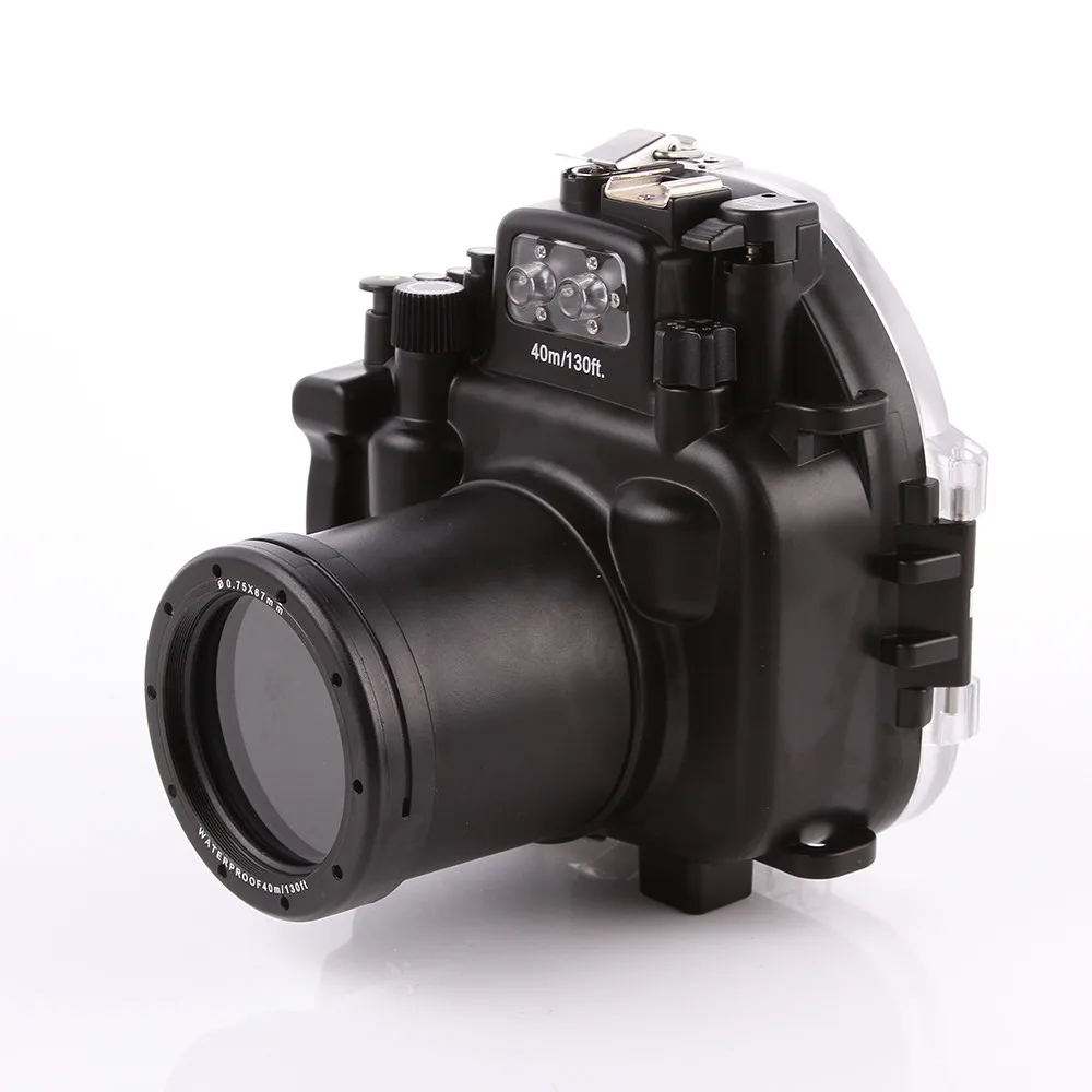 40 м 130 футов Водонепроницаемый Подводный корпус камеры для Olympus O-MD E-M5 Mark II OMD EM5II