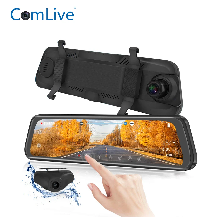 Camlive S8 10 &quotпередний и задний HD1080P Автомобильный видеорегистратор ADAS парковочный