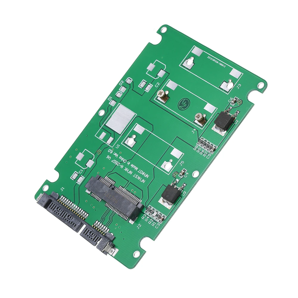 MSATA-SATA SSD корпус mSATA на 2,5 SATA адаптер твердотельные накопители SSD жесткий диск конвертер на SATA 3,0 карта с Чехол