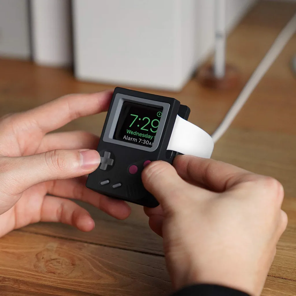 Смарт-часы ремешок для смарт-часов Smartband Зарядное устройство Стенд для часов для Apple watch 1/2/3/4 игровой консоли дизайн тумбочка нетоксичные Fit