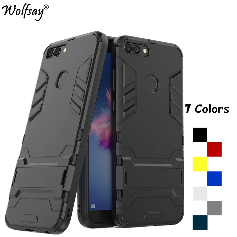 For Armor Case Huawei P Smart 2018 Case FIG-LX1 Shockproof Cool Robot Silicone Phone Cover For Huawei PSmart P Smart 2018 Case