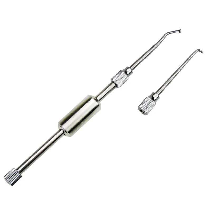 

1 Set Dental Manual Teeth Crown Remover Stainless Steel Singlehanded Tooth Crown Remover Tools Oral Teeth Surgical Material