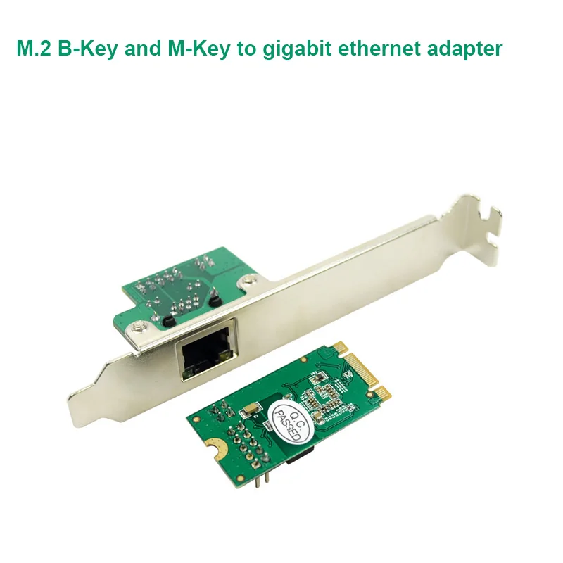 M.2 B Key и M к 1 порту 10/100/1000 Мбит/с gigabit ethernet Сетевая карта Realtek 8111