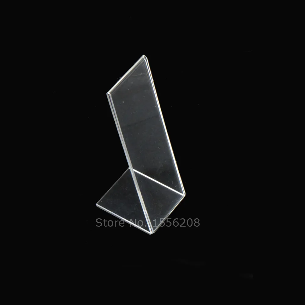

5pcs/lot L Style Slanted Frame 2"x6" Acrylic Photo Booth Strip Frames Clear Acrylic Picture Frame