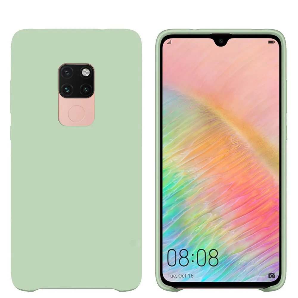 Для huawei mate 20 Pro Чехол, мягкая Жидкая силиконовая задняя крышка для huawei mate 20 X Nova 5 чехол 10 Pro P20 P30 Lite противоударный чехол