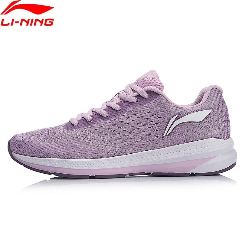 Li-Ning Для женщин реактор покрытый кожухом удобные кроссовки для бега светильник носимых подкладка удобная обувь; нескользящая подошва; защита от Спортивная обувь Кроссовки ARHN056 XYP750