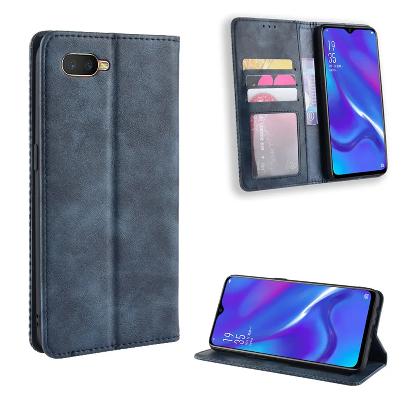 Чехол книжка для OPPO RX17 Neo бумажник с подставкой карт Магнитный чехол CPH1893 RX 17 RX17Neo