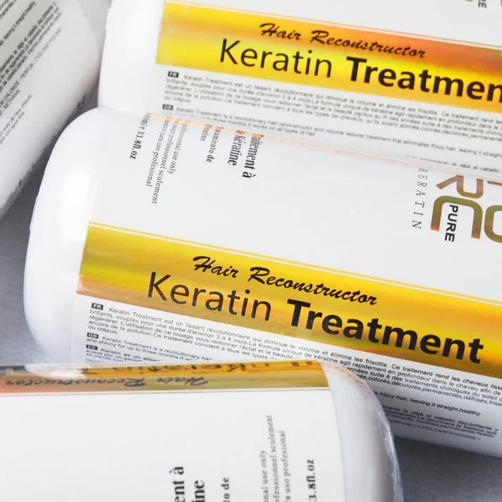 Кератиновое лечение волос для восстановления гладкое плоский утюжок