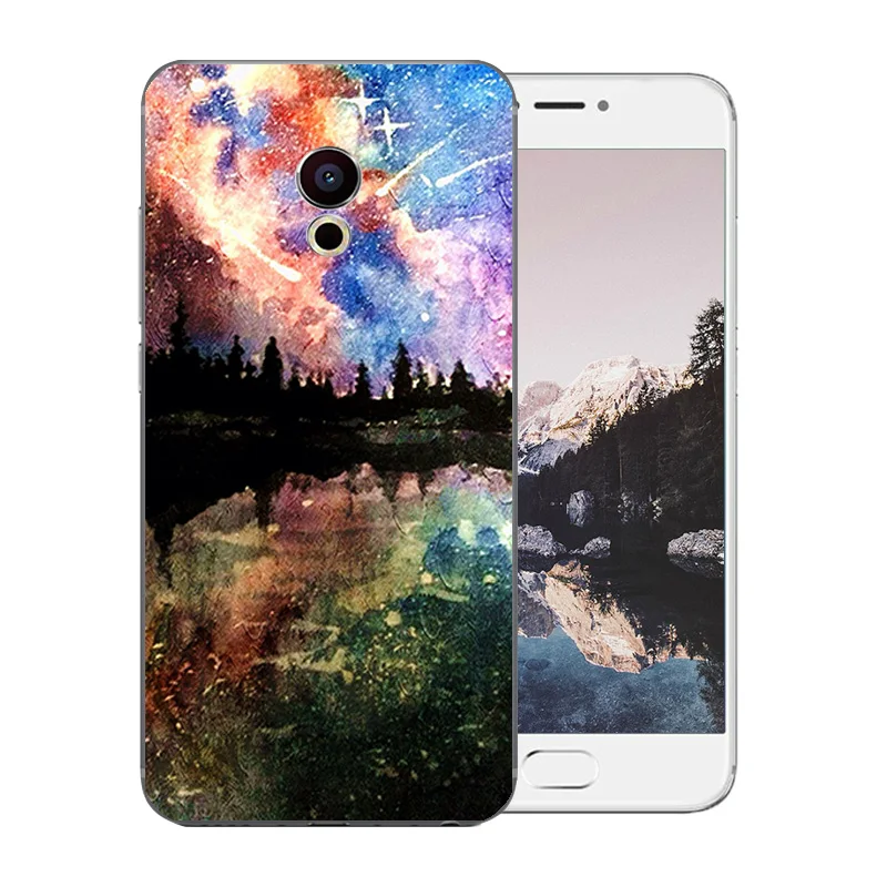 5 2 дюйма для Meizu Pro 6/MX6 Ультра тонкая мягкая защита задней крышки 6s силиконовый