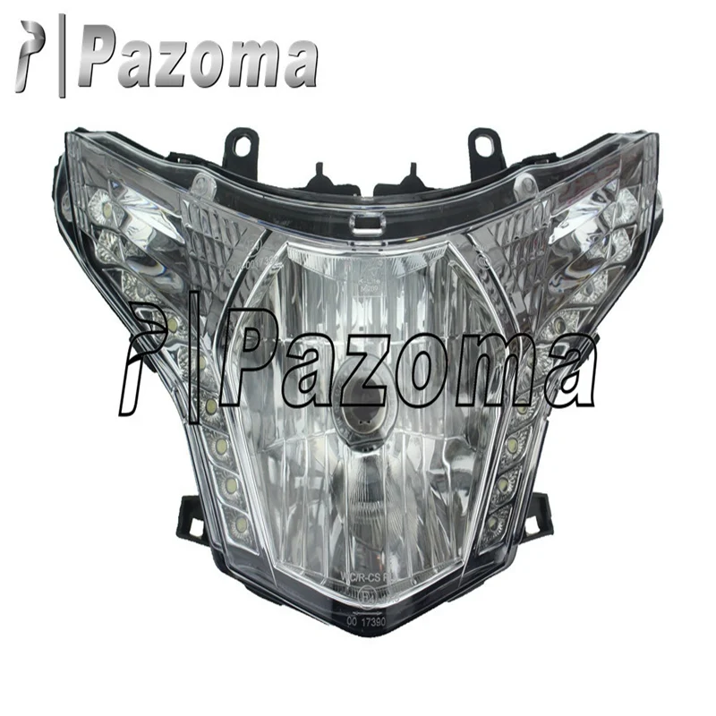 Фара для мотогонок PAZOMA фара мотоцикла с H4 лампами светодиодная Honda CBR 250R CBR250R 2009 2010