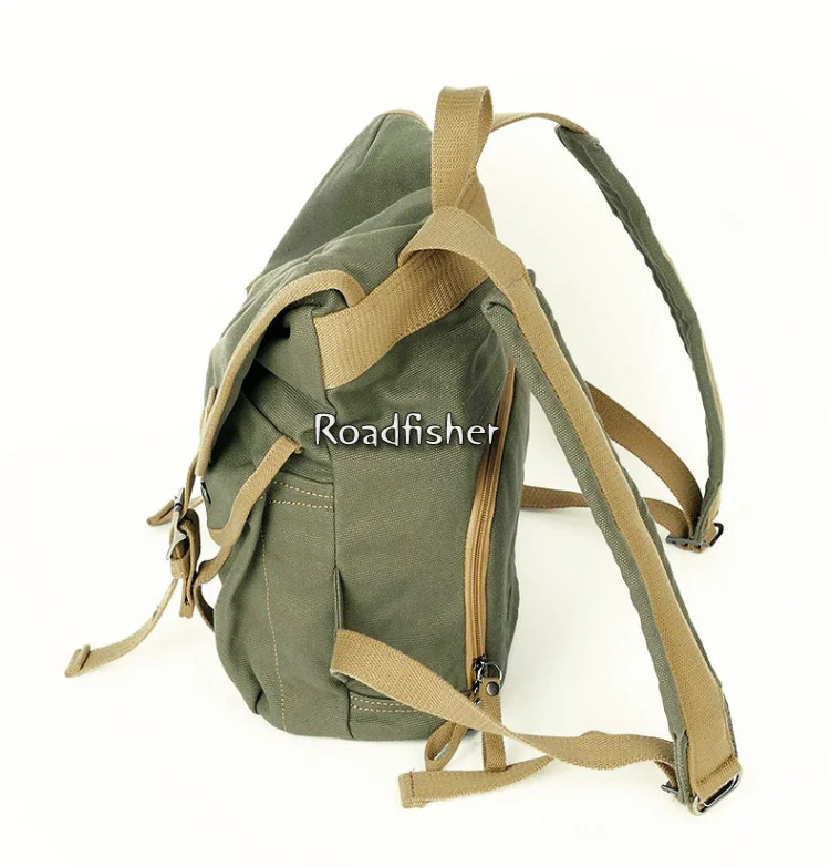 Roadfisher винтажный холщовый рюкзак на плечо для камеры DSLR цифровой SLR путешествий