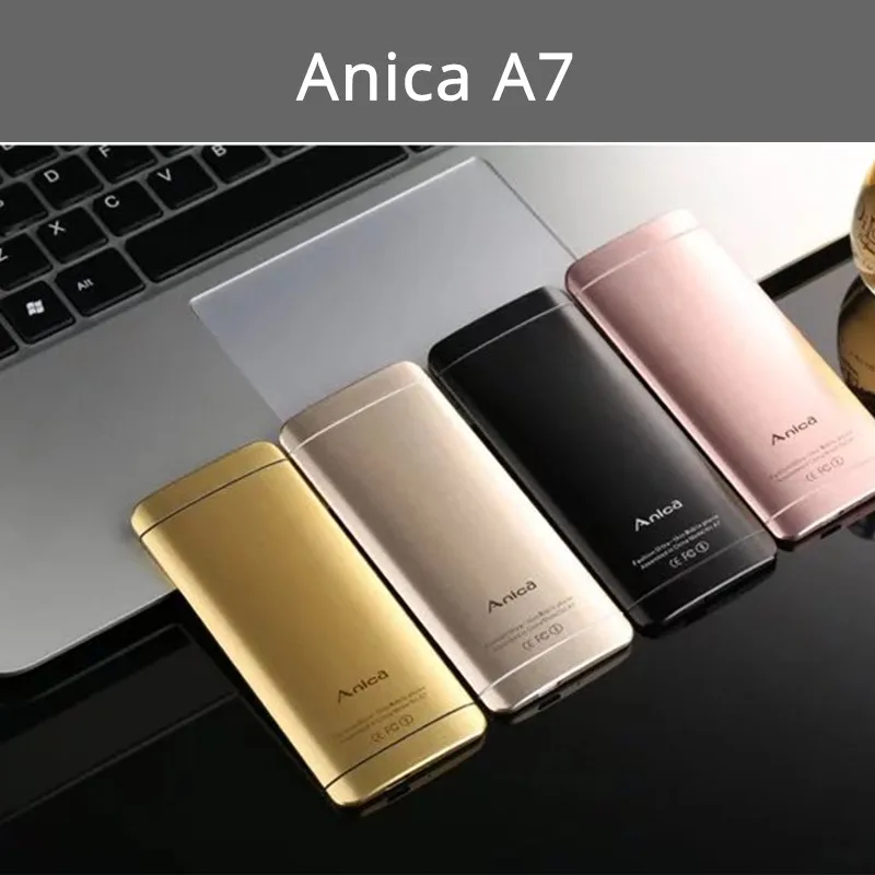 Мобильный телефон Anica A7 сверхтонкий мини с картой Bluetooth 1 63 дюйма
