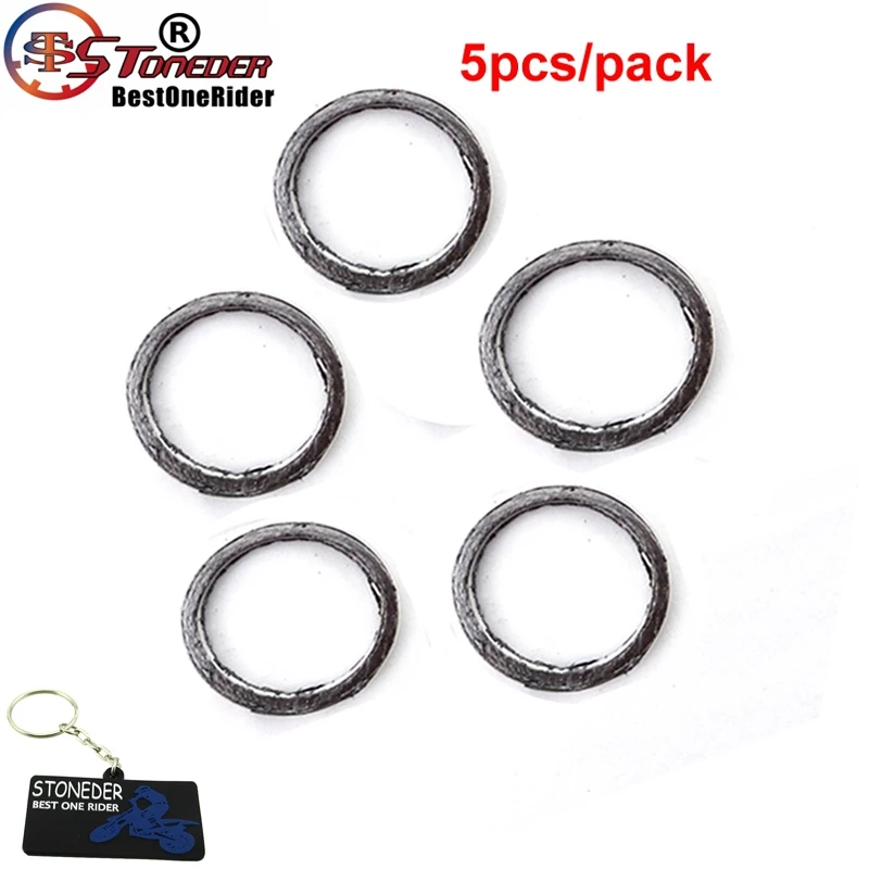 STONEDER 5x Прокладка выхлопной трубы ID = 30 мм OD 38 для 200cc 250cc Pit Dirt Bike ATV Quad Мотоцикл