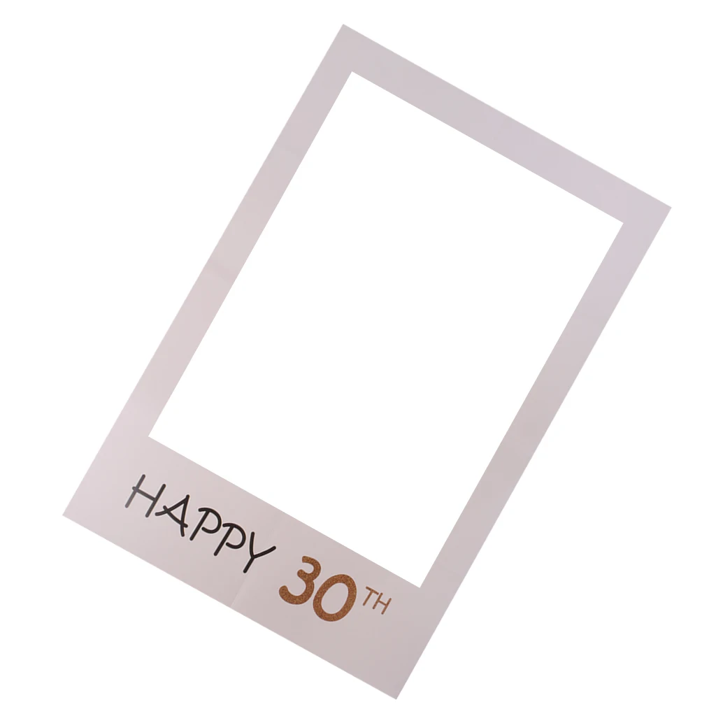 Рамка для селфи с надписью Happy 30th Birthday | Дом и сад