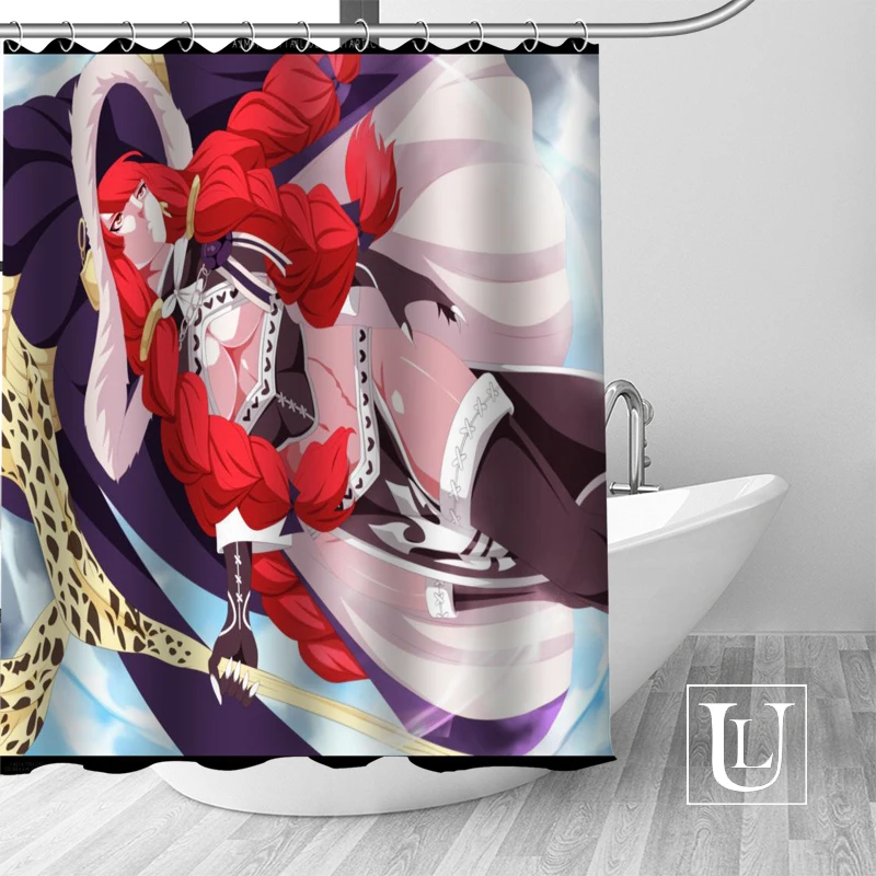 

Best Nice Custom Fairy Tail Shower Curtain Personalized pattern Bath Curtain Waterproof Fabric For Bathroom more size