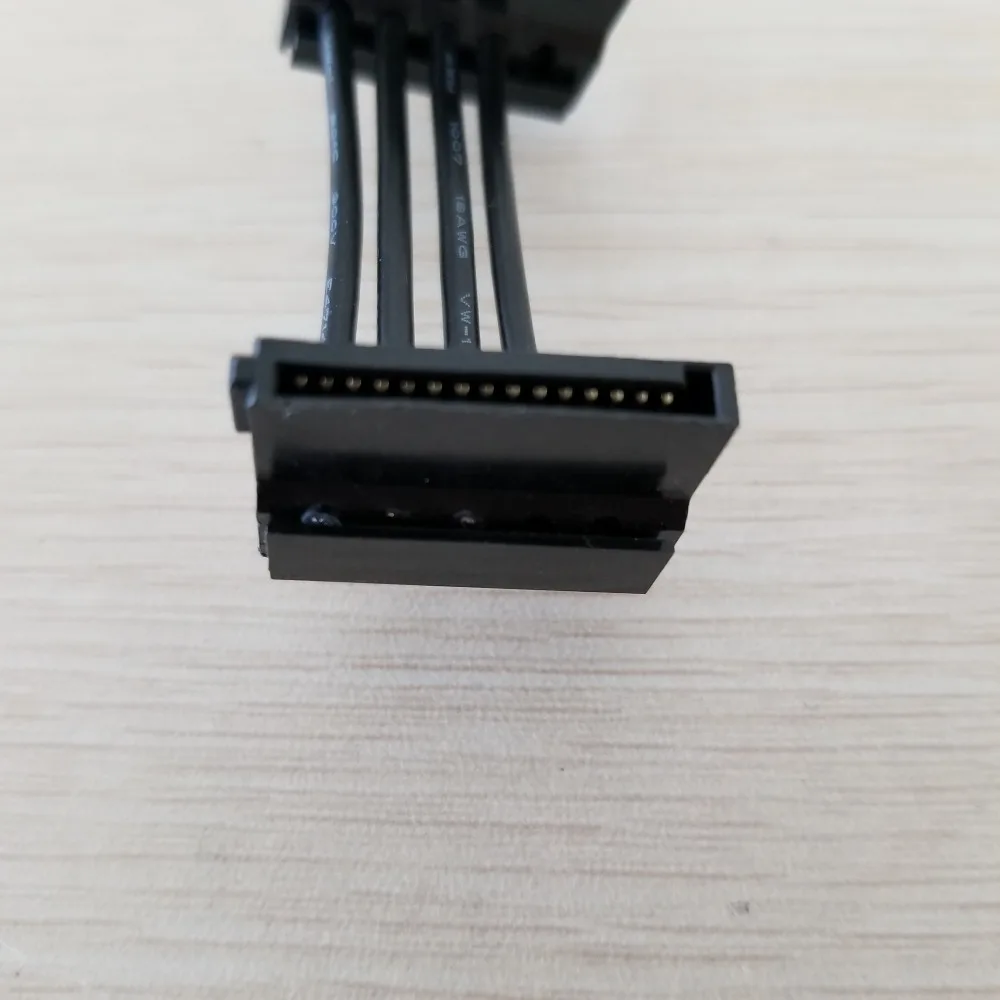 ATX 4Pin IDE Molex до 5 x SATA серии ATA кабель питания мужчин и женщин 18AWG 40 см для ПК DIY| |