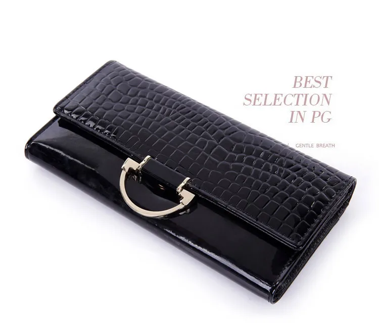 Новое поступление бесплатная доставка женский модный кошелек из лакированной