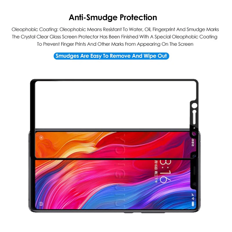 2 упаковки полное покрытие из закаленного стекла для Xiaomi Mi 8SE протектор экрана на