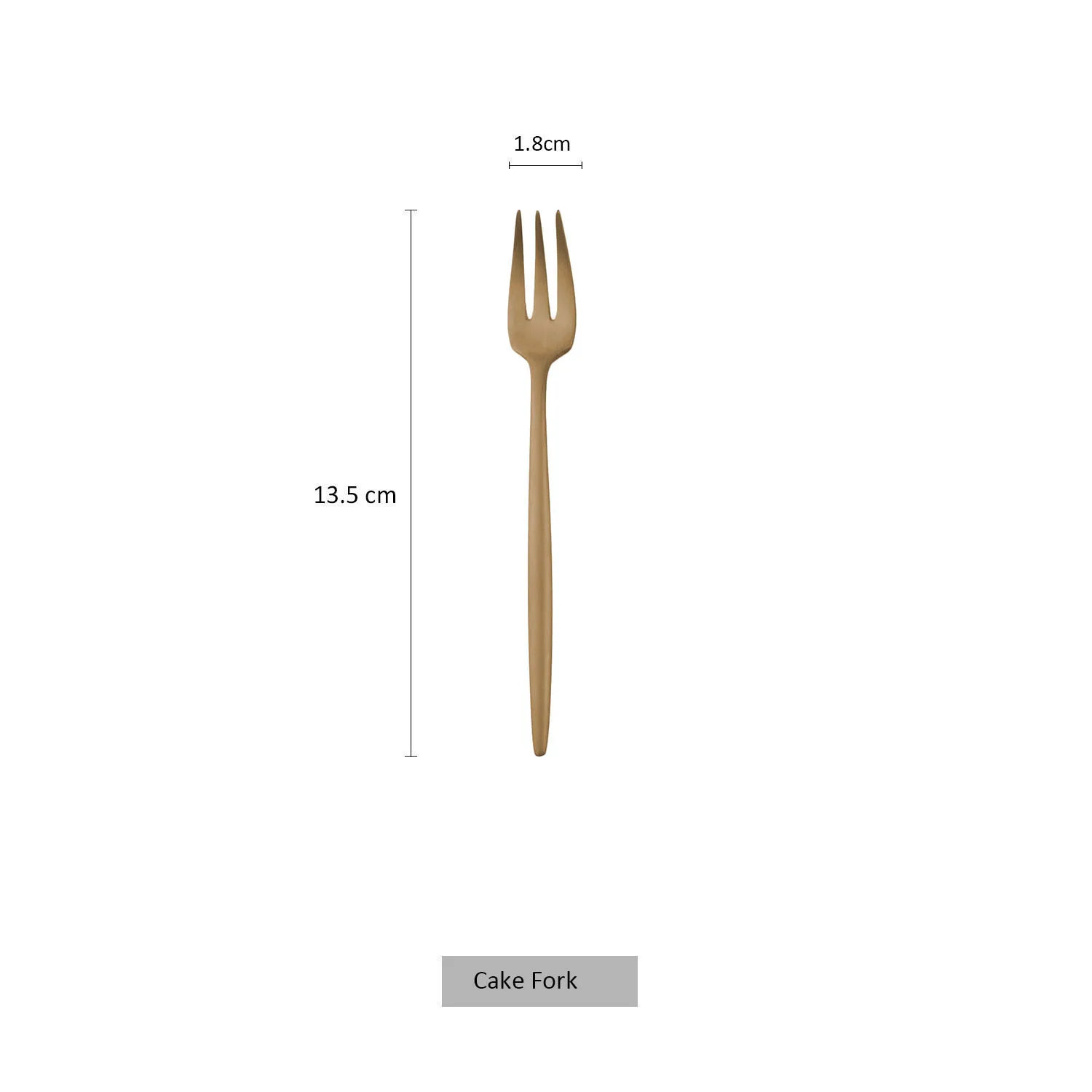 Cake Fork Розовые столовые приборы с позолотой набор матовое покрытие столовые приборы из нержавеющей стали набор ножей столовые приборы нож Столовые палочки европейский стиль - Цвет: Cake Fork