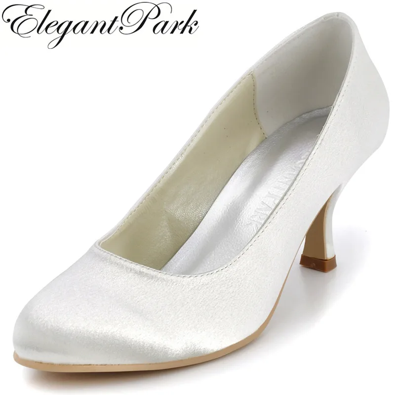 Сезон осень лето Женская свадебная обувь Цвет слоновой кости белый Вечерние