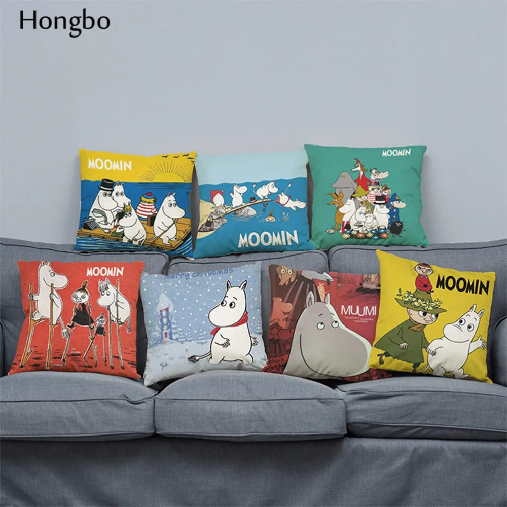 Хунбо новый дом декоративные мультфильм гений Чехол бросить наволочка Винтаж