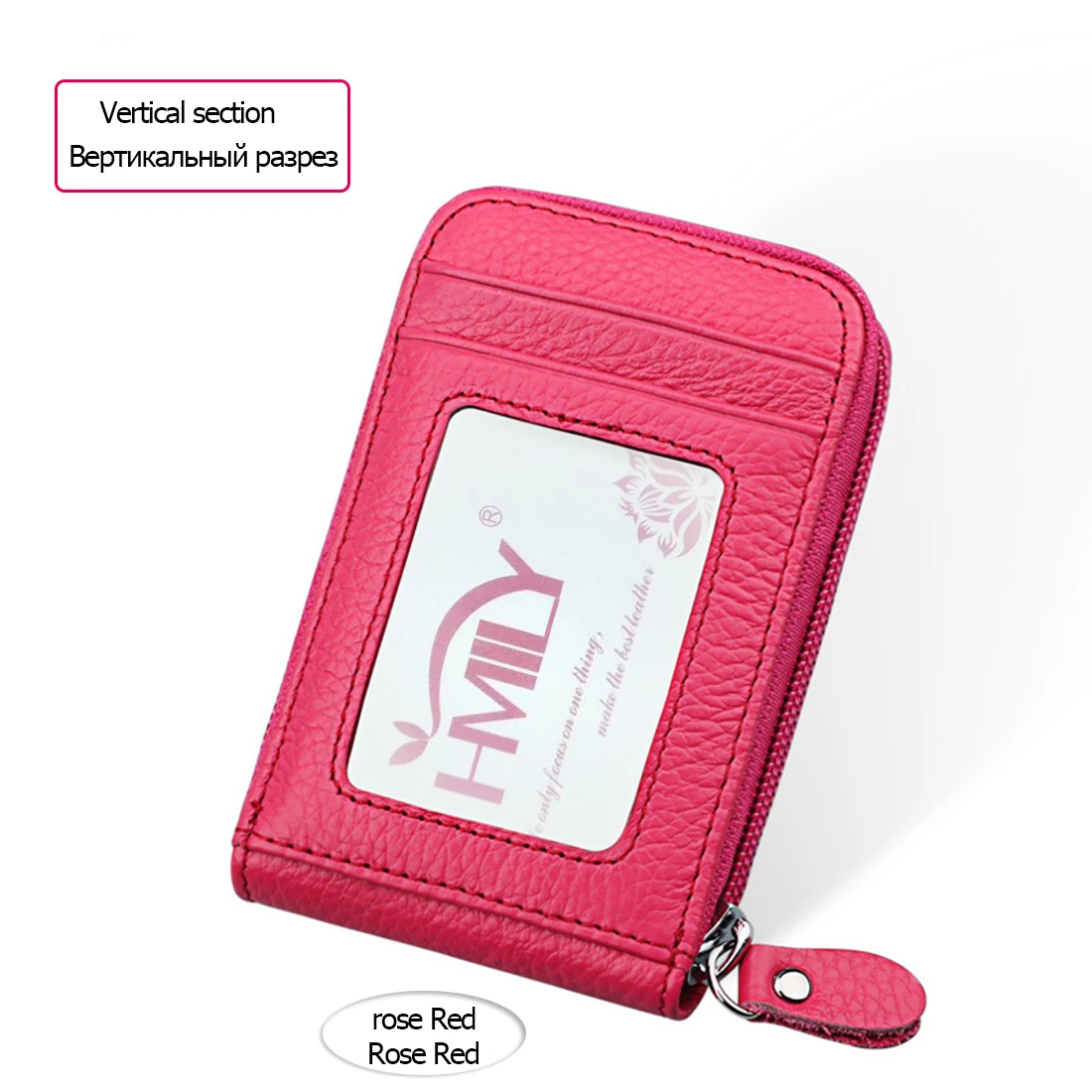 HMILY Women Card Holder Wallets Genuine Leather High Quality Female Credit Bag Trunk Men Coin Purse | Багаж и сумки