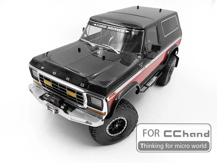 Алюминиевый передний бампер KING для (CCHAND) Traxxas TRX-4 TRX4 Ford Bronco | Игрушки и хобби