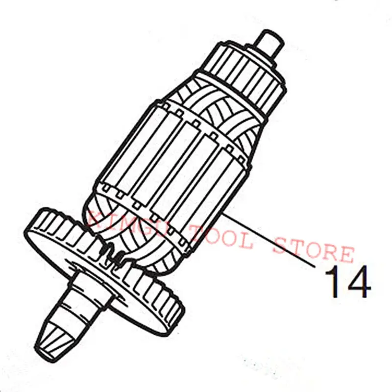 

ARMATURE 220V-240V Rotor 518744-3 For Makita LS1216