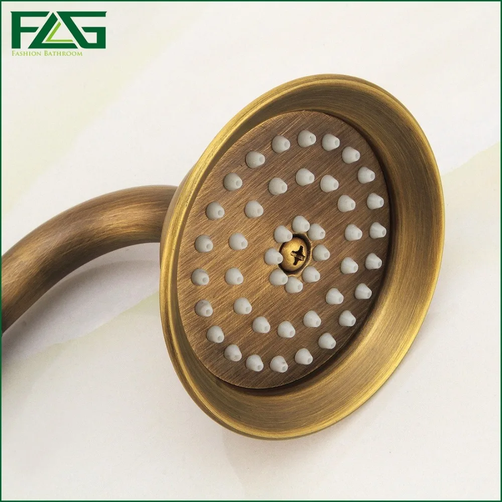 Смеситель для душа FLG настенный кран ванны из античной латуни дождевой душевой