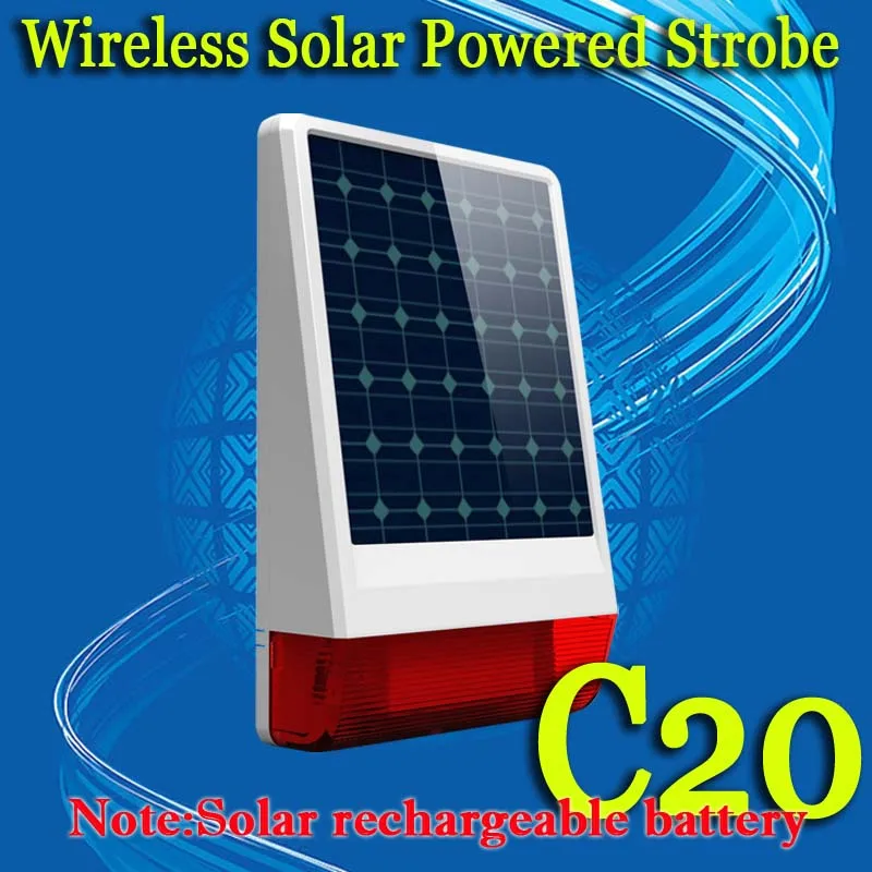 Новое поступление! Беспроводная уличная большая Стробоскопическая сирена на