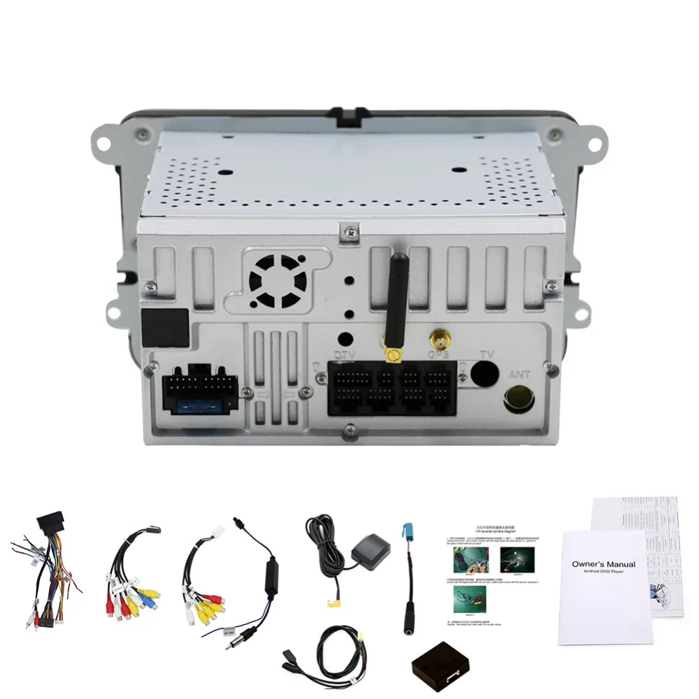 2 DIN Авторадио Android 7.1.1 стерео для Volkswagen GOLF MK5 MK6 JETTA PASSAT B6 Polo Skoda Fabia gps навигации USB/SD Wi