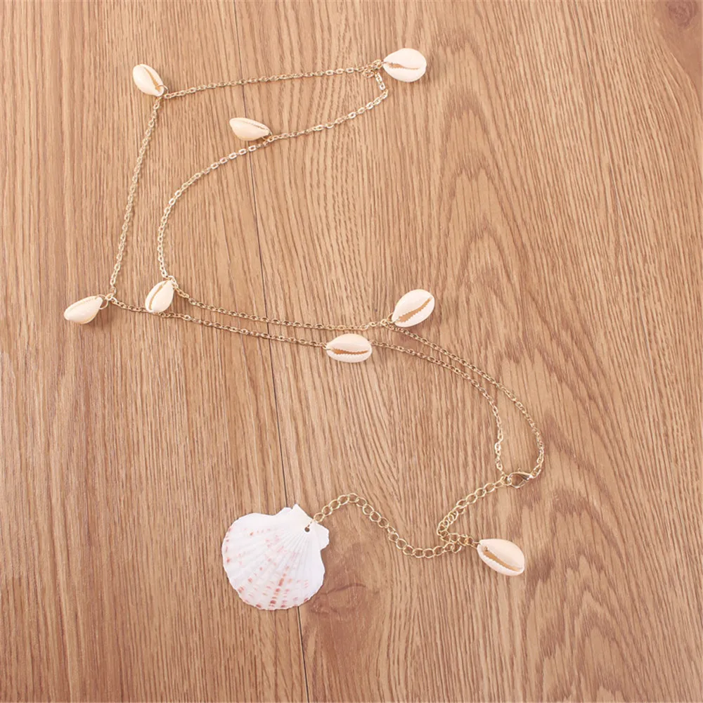 MLING богемные оболочки гребешок цепь тела пляж Резорт Талия цепочка на талию для