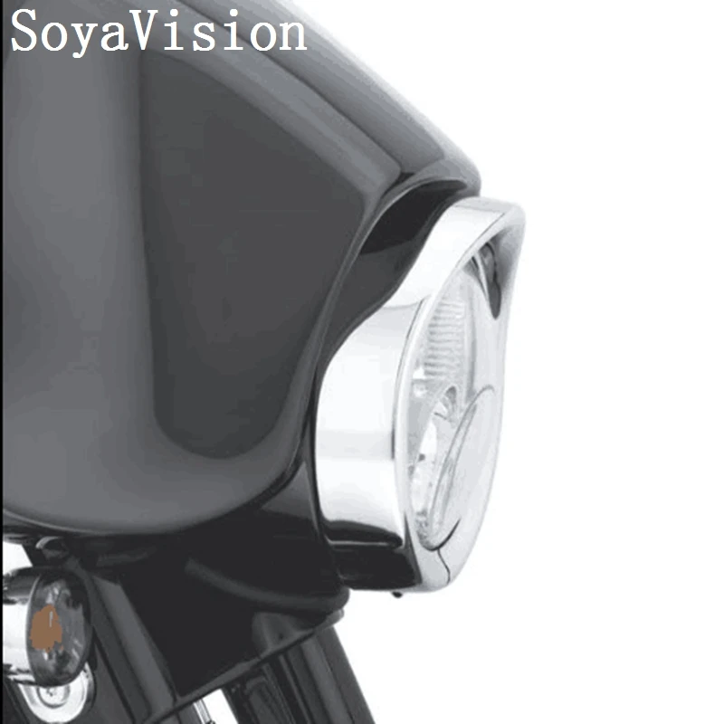 Отделочное кольцо для Harley в стиле козырек фары туристических фар Softail