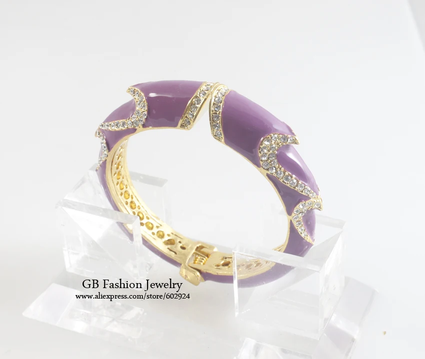 Женский браслет GrayBirds эмалированный с кристаллами высокое качество GB0701|enamel bracelet