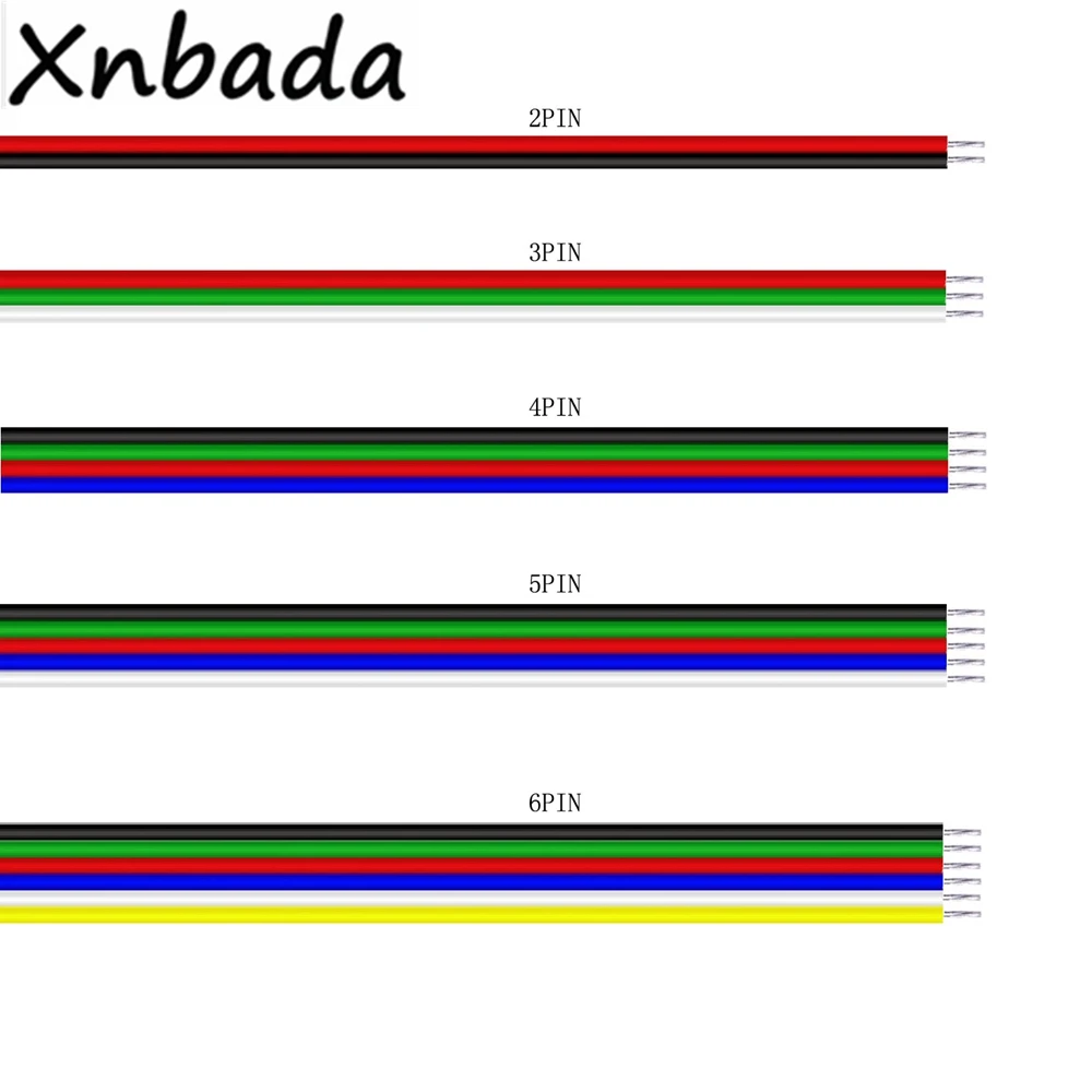 2 контактный/3 контактный/4 контактный/5 контактный/6 контактный 22AWG светодиодный