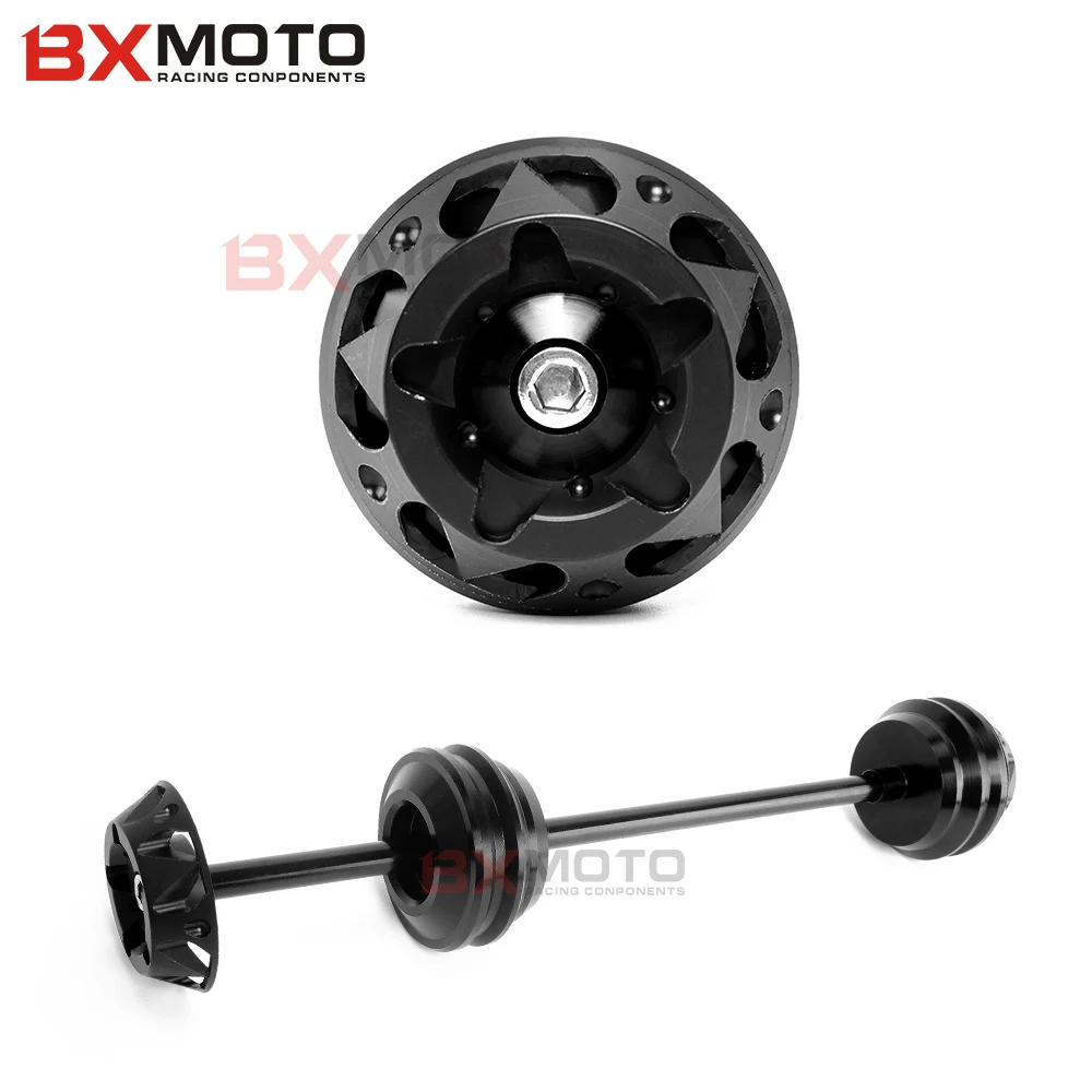 Аксессуары для мотоциклов защита мотоцикла Черная передняя ось слайдер рамка