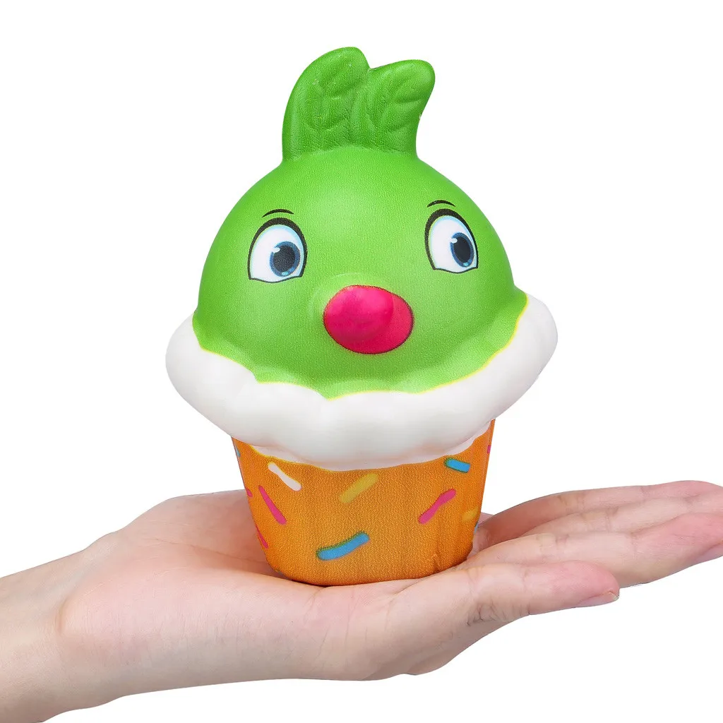 Антистресс мягкая курица мороженое забавные детские игрушки медленно